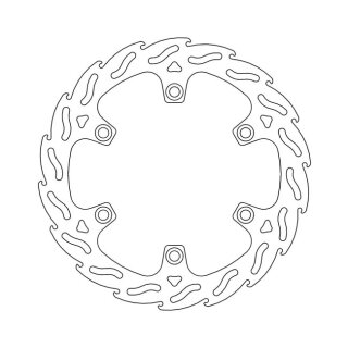 Moto-Master Flame series fixed brake rotor
