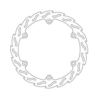 Moto-Master Flame series fixed brake rotor