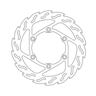 Moto-Master Flame series fixed brake rotor