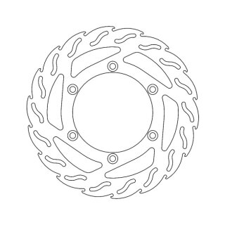 Moto-Master Flame series fixed brake rotor