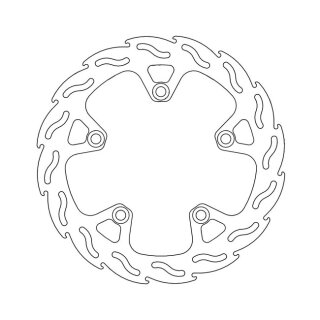 Moto-Master Flame series fixed brake rotor