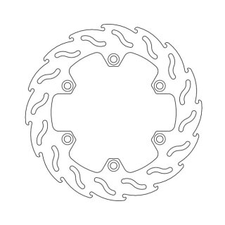 Moto-Master Flame series fixed brake rotor
