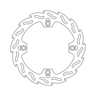 Moto-Master Flame series fixed brake rotor