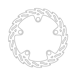 Moto-Master Flame series fixed brake rotor