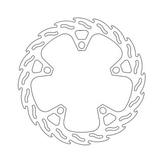 Moto-Master Flame series fixed brake rotor