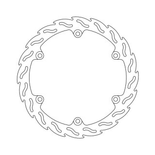 Moto-Master Flame series fixed brake rotor