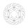 Moto-Master Flame series floating brake rotor