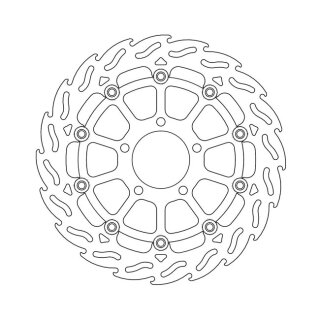 Moto-Master Flame series floating brake rotor