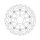Moto-Master Flame series floating brake rotor