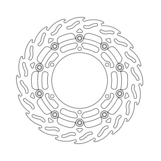 Moto-Master Flame series floating brake rotor