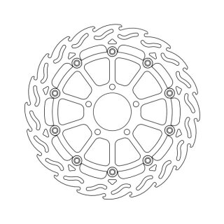 Moto-Master Flame series floating brake rotor