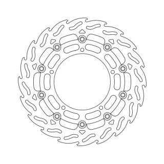 Moto-Master Flame series floating brake rotor