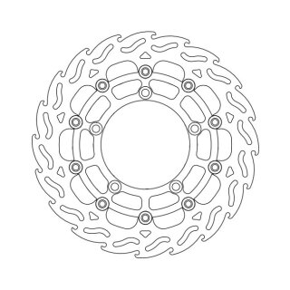 Moto-Master Flame series floating brake rotor