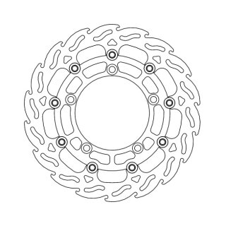 Moto-Master Flame series floating brake rotor