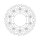 Moto-Master Flame series floating brake rotor