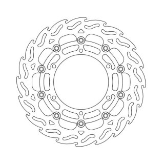 Moto-Master Flame series floating brake rotor