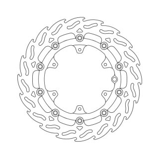 Moto-Master Flame series floating brake rotor