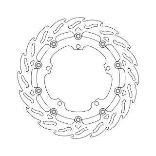 Moto-Master Flame series floating brake rotor