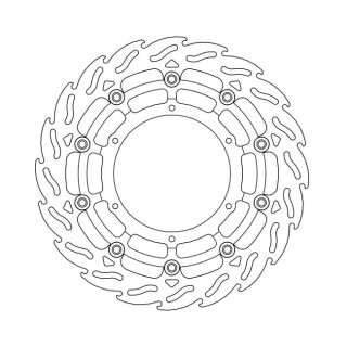 Moto-Master Flame series floating brake rotor