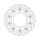 Moto-Master Flame series floating brake rotor