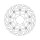 Moto-Master Flame series floating brake rotor