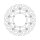 Moto-Master Flame series floating brake rotor