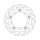 Moto-Master Flame series floating brake rotor