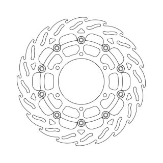 Moto-Master Flame series floating brake rotor