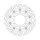 Moto-Master Flame series floating brake rotor
