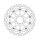 Moto-Master Flame series floating brake rotor