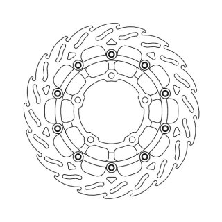 Moto-Master Flame series floating brake rotor