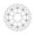 Moto-Master Flame series floating brake rotor
