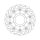 Moto-Master Flame series floating brake rotor