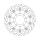 Moto-Master Flame series floating brake rotor