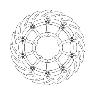 Moto-Master Flame series floating brake rotor