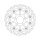 Moto-Master Flame series floating brake rotor