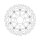 Moto-Master Flame series floating brake rotor