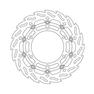 Moto-Master Flame series floating brake rotor