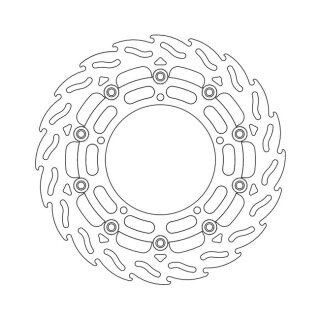 Moto-Master Flame series floating brake rotor