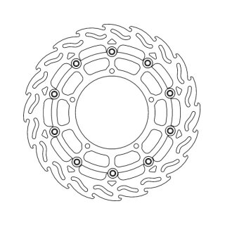 Moto-Master Flame series floating brake rotor