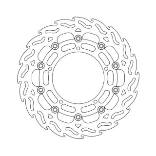 Moto-Master Flame series floating brake rotor