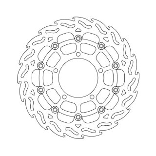 Moto-Master Flame series floating brake rotor