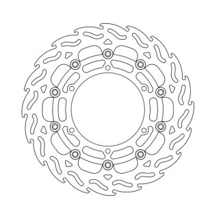 Moto-Master Flame series floating brake rotor