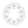 Moto-Master Flame series floating brake rotor