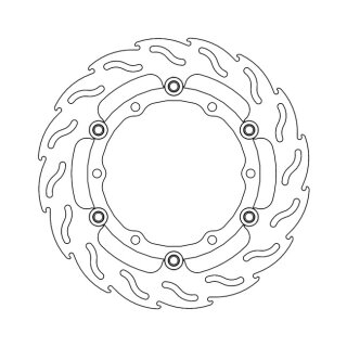 Moto-Master Flame series floating brake rotor