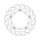 Moto-Master Flame series floating brake rotor