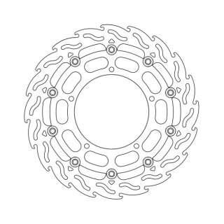 Moto-Master Flame series floating brake rotor
