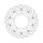 Moto-Master Flame series floating brake rotor