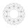 Moto-Master Flame series floating brake rotor