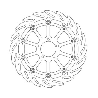 Moto-Master Flame series floating brake rotor